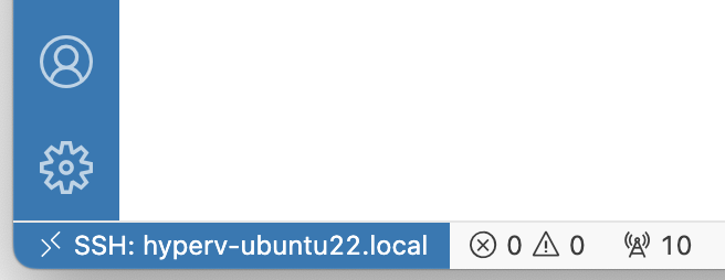 Remote SSH Status Indicator